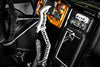 Fully machined out of 6160 aluminum 2 piece machined handbrake Machined top handle Machined lower stem Machined clevis Optional pass through master cylinder sizes (5/8″ or 3/4″) Optional aluminum forged 11:1 ratio bracket (comes with master cylinder option) Color options: anodized black, anodized clear or polished aluminum Stainless steel handle hardware High quality shoulder bolts & hardware 18'' tall handle MADE IN THE USA