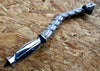 Fully machined out of 6160 billet aluminum 2 piece machined handbrake Machined top handle Machined lower stem Machined clevis Optional pass through or stand alone master cylinder sizes (5/8″ or 3/4″) Optional aluminum forged 11:1 ratio bracket (comes with master cylinder option) Color options: Anodized black, anodized clear, billet hammer tone or polished aluminum Stainless steel handle hardware High quality shoulder bolts & hardware 18'' tall handle MADE IN THE USA