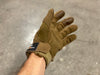 Our work series gloves are high end and very durable. There made out of a blend of materials from carbon fiber board, high elastic mesh, to tactical training Wear resistant palm mats. These were created to work in the worst conditions from tactical training, construction, automotive all the way to off-road gloves.