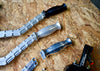 Fully machined out of 6160 billet aluminum 2 piece machined handbrake Machined top handle Machined lower stem Machined clevis Optional pass through or stand alone master cylinder sizes (5/8″ or 3/4″) Optional aluminum forged 11:1 ratio bracket (comes with master cylinder option) Color options: Anodized black, anodized clear, billet hammer tone or polished aluminum Stainless steel handle hardware High quality shoulder bolts & hardware 18'' tall handle MADE IN THE USA