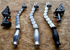 Fully machined out of 6160 billet aluminum 2 piece machined handbrake Machined top handle Machined lower stem Machined clevis Optional pass through or stand alone master cylinder sizes (5/8″ or 3/4″) Optional aluminum forged 11:1 ratio bracket (comes with master cylinder option) Color options: Anodized black, anodized clear, billet hammer tone or polished aluminum Stainless steel handle hardware High quality shoulder bolts & hardware 18'' tall handle MADE IN THE USA