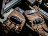 Our work series gloves are high end and very durable. There made out of a blend of materials from carbon fiber board, high elastic mesh, to tactical training Wear resistant palm mats. These were created to work in the worst conditions from tactical training, construction, automotive all the way to off-road gloves.
